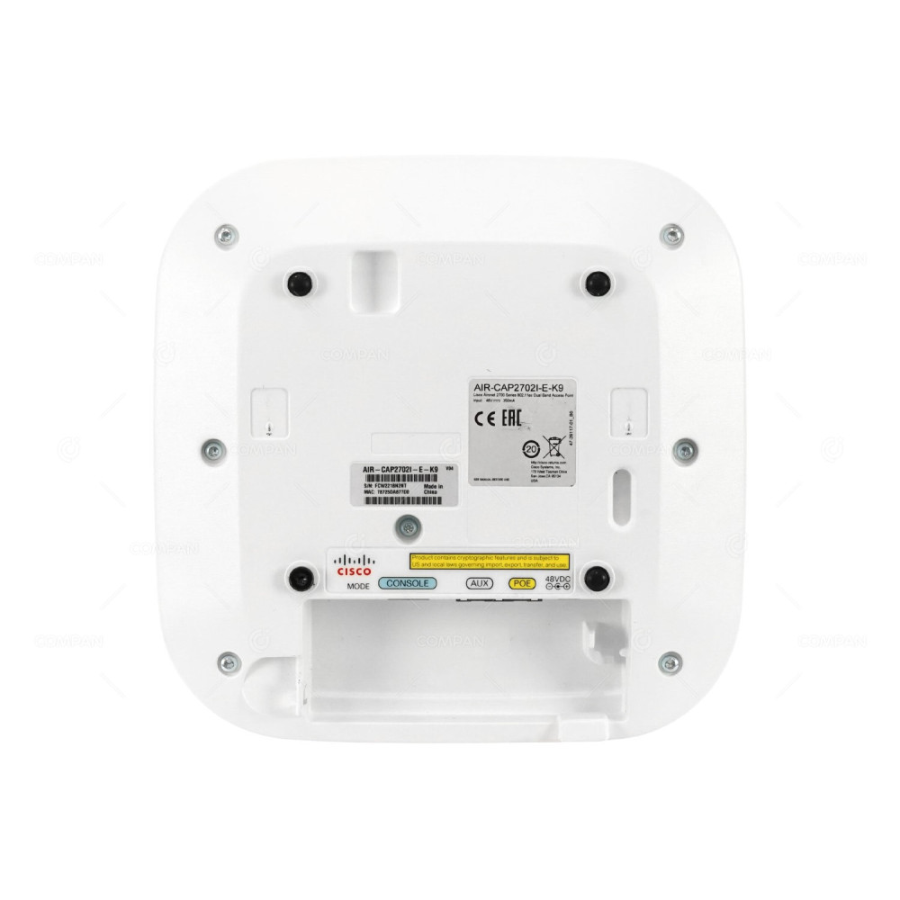 AIR-CAP2702I-E-K9 CISCO 2700 SERIES 802.11AC DUAL BAND ACCESS POINT -